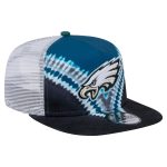 mens new era midnight greenblack philadelphia eagles throwback dye golfer snapback hat | NFL Jerseys & Hats Collection at Eagles Jerseys