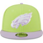 mens new era neon greenlavender philadelphia eagles two-tone color pack 9fifty snapback hat | NFL Jerseys & Hats Collection at Eagles Jerseys