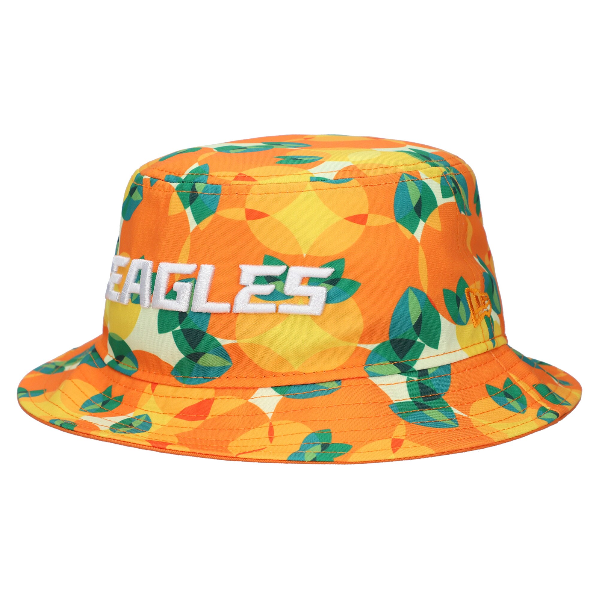 mens new era orange philadelphia eagles citrus bucket hat | NFL Jerseys & Hats Collection at Eagles Jerseys