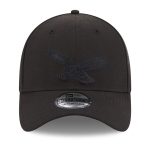 mens new era philadelphia eagles black on black historic logo 39thirty flex hat | NFL Jerseys & Hats Collection at Eagles Jerseys