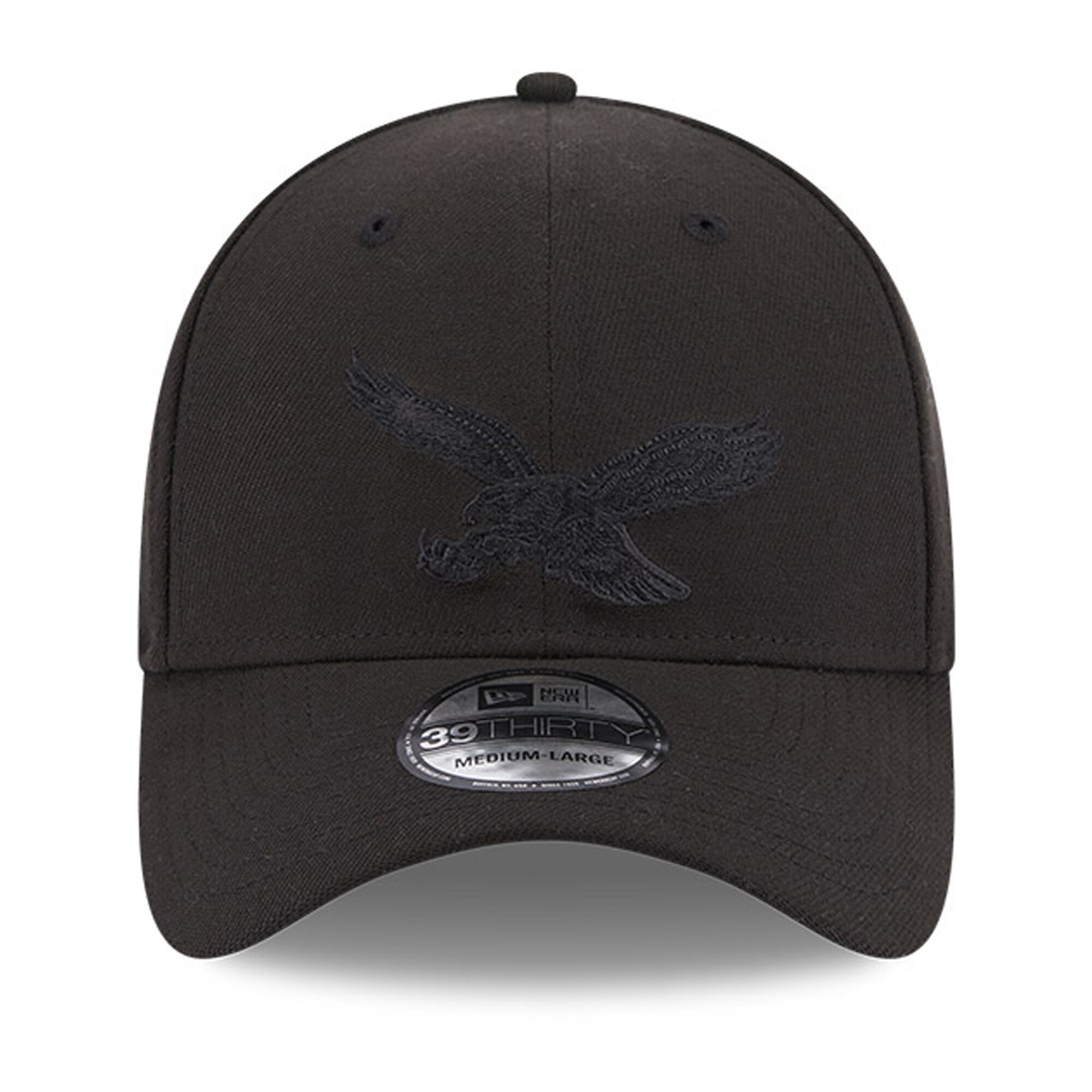 mens new era philadelphia eagles black on black historic logo 39thirty flex hat | NFL Jerseys & Hats Collection at Eagles Jerseys
