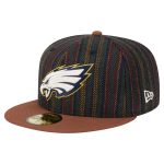mens new era philadelphia eagles vintage herringbone 59fifty fitted hat | NFL Jerseys & Hats Collection at Eagles Jerseys