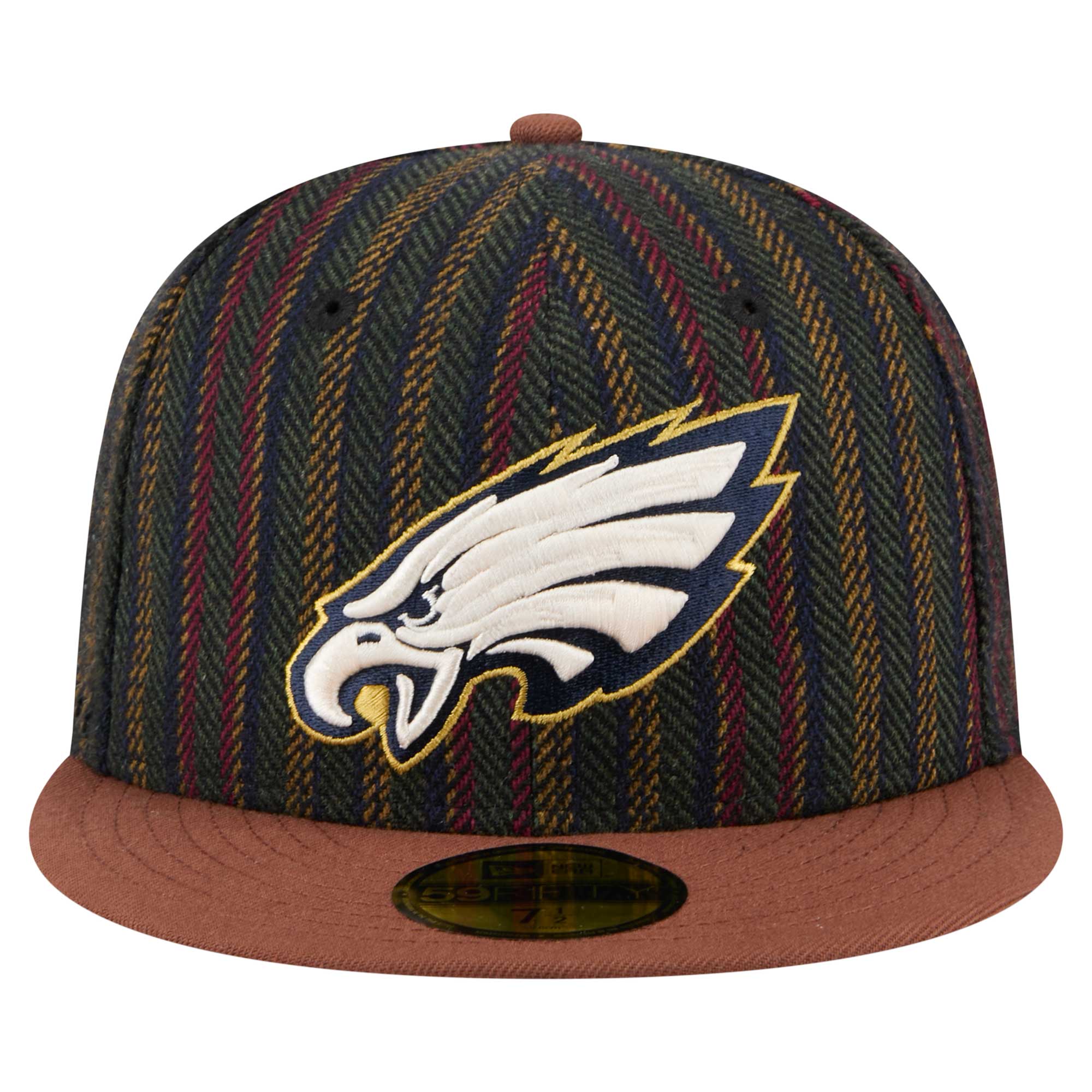 mens new era philadelphia eagles vintage herringbone 59fifty fitted hat | NFL Jerseys & Hats Collection at Eagles Jerseys