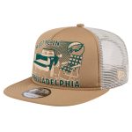 mens new era tan philadelphia eagles meet me 9fifty snapback hat | NFL Jerseys & Hats Collection at Eagles Jerseys