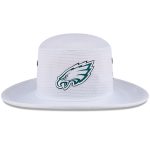 mens new era white philadelphia eagles 2024 nfl training camp panama bucket hat – 200762432 | NFL Jerseys & Hats Collection at Eagles Jerseys
