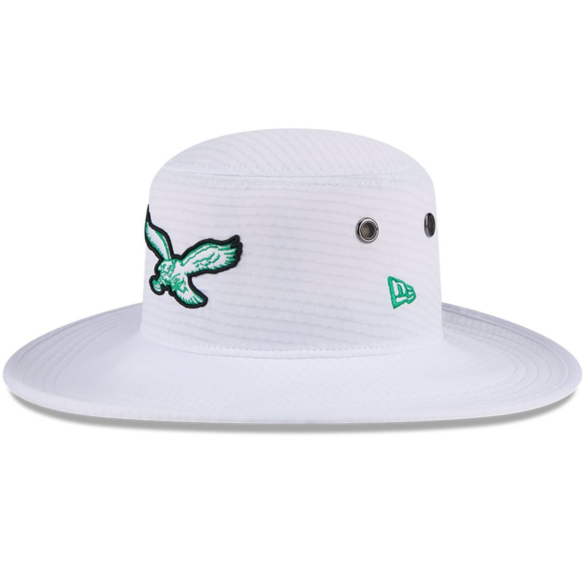 mens new era white philadelphia eagles 2024 nfl training camp panama bucket hat – 200762442 | NFL Jerseys & Hats Collection at Eagles Jerseys