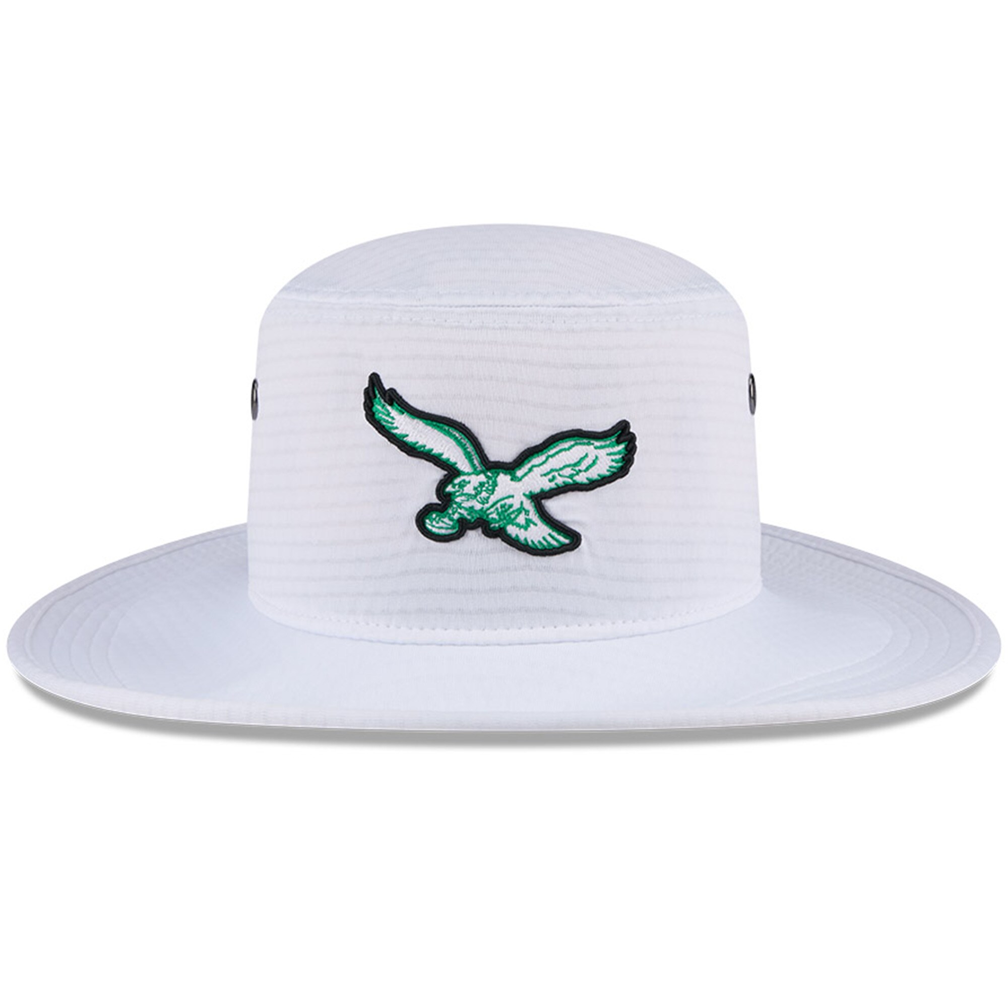 mens new era white philadelphia eagles 2024 nfl training camp panama bucket hat – 200762442 | NFL Jerseys & Hats Collection at Eagles Jerseys