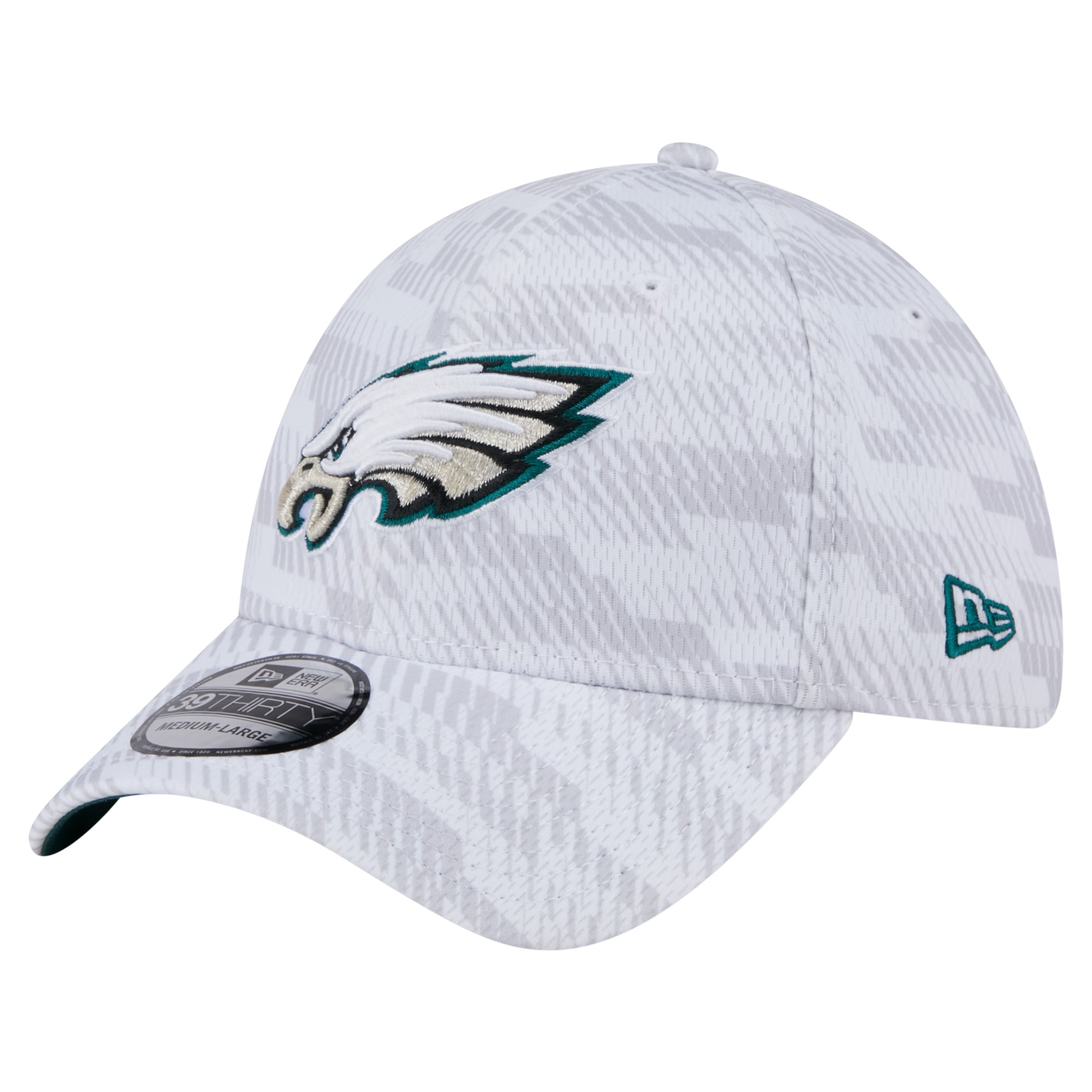mens new era white philadelphia eagles gameday graded 39thirty flex hat | NFL Jerseys & Hats Collection at Eagles Jerseys