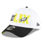 mens new era whiteblack philadelphia eagles super bowl lix 39thirty flex hat | NFL Jerseys & Hats Collection at Eagles Jerseys
