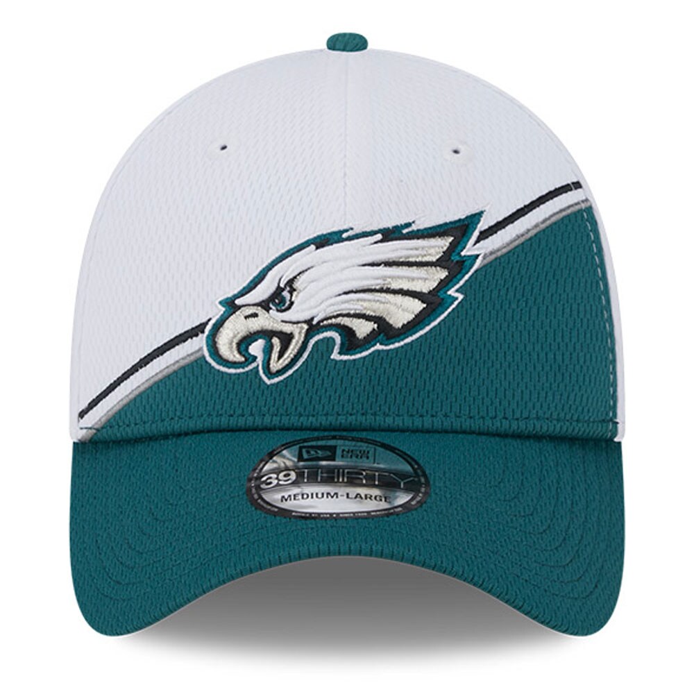 mens new era whitemidnight green philadelphia eagles 2023 sideline 39thirty flex hat | NFL Jerseys & Hats Collection at Eagles Jerseys