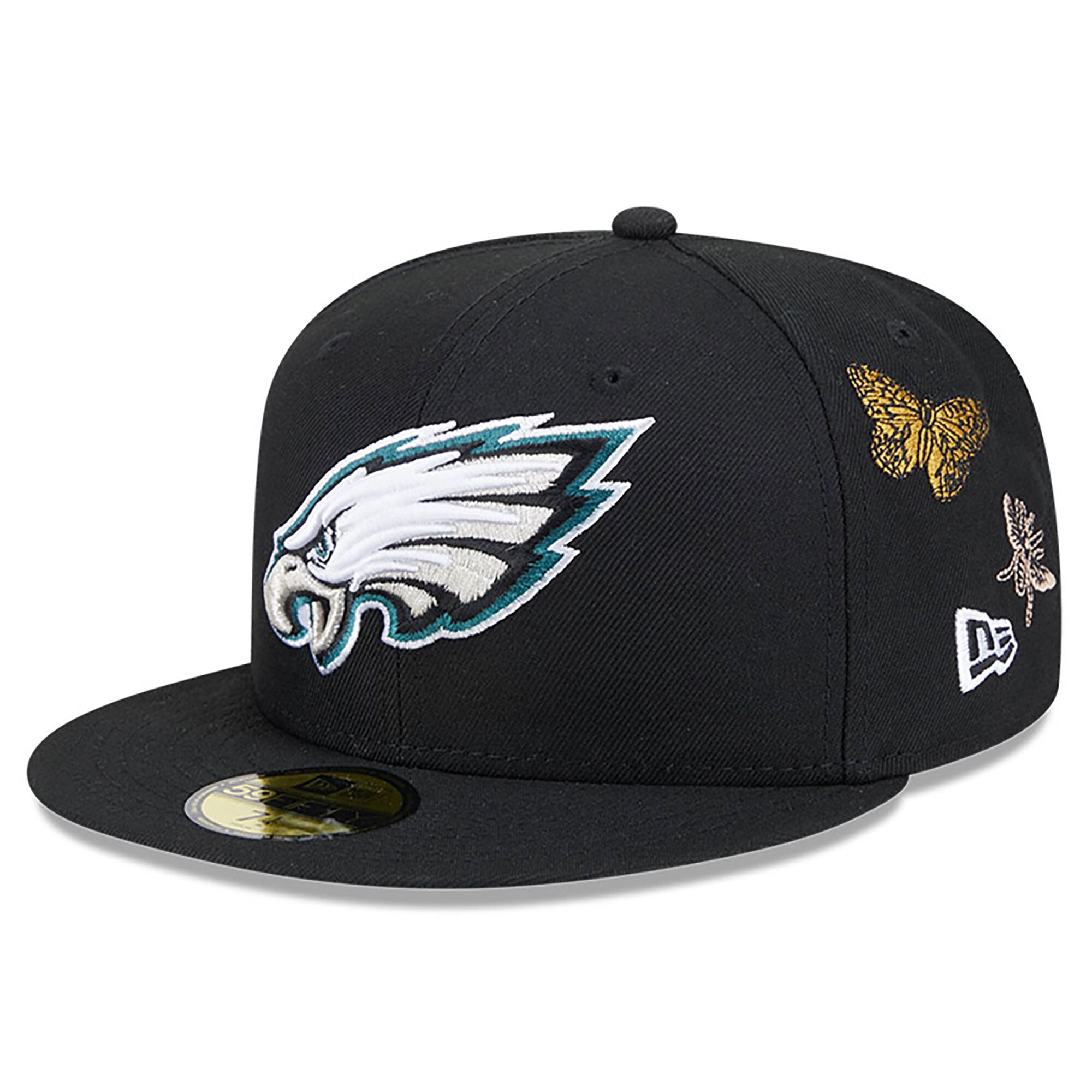 mens new era x felt black philadelphia eagles 59fifty fitted hat | NFL Jerseys & Hats Collection at Eagles Jerseys