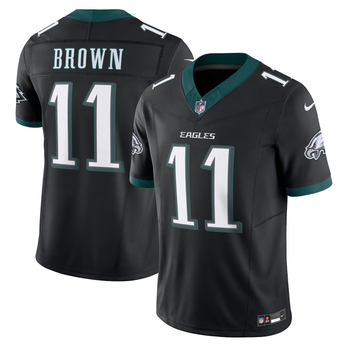 mens nike a.j. brown black philadelphia eagles alternate vapor f.u.s.e. limited jersey | NFL Jerseys & Hats Collection at Eagles Jerseys