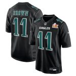 mens nike a.j. brown carbon black philadelphia eagles super bowl lix fashion game player jersey | NFL Jerseys & Hats Collection at Eagles Jerseys