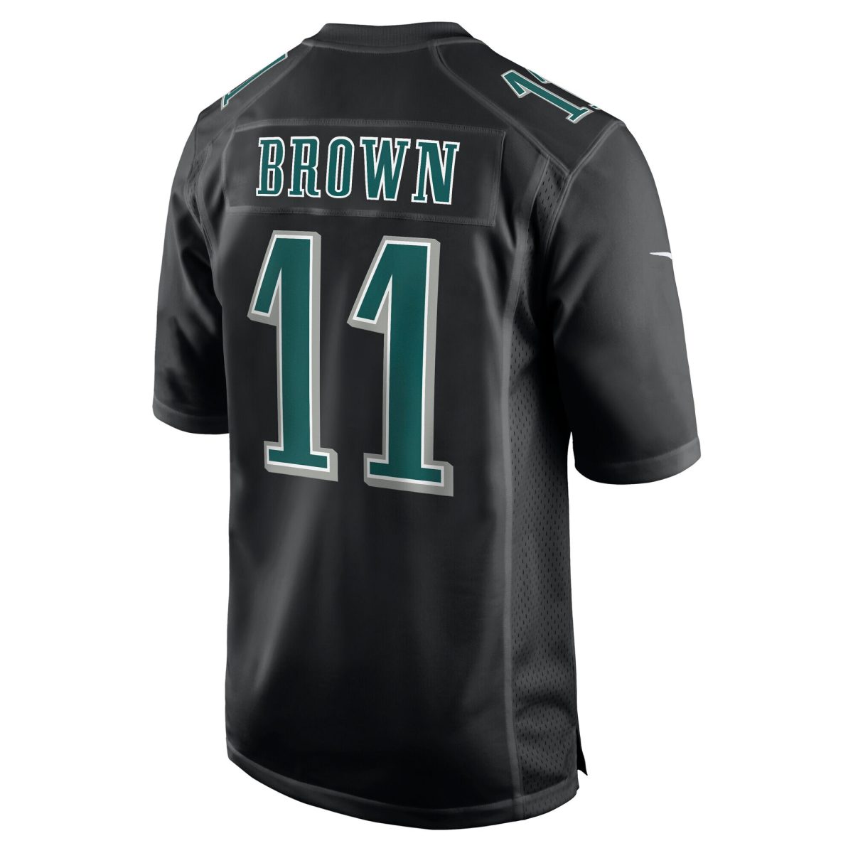 mens nike a.j. brown carbon black philadelphia eagles super bowl lix fashion game player jersey | NFL Jerseys & Hats Collection at Eagles Jerseys