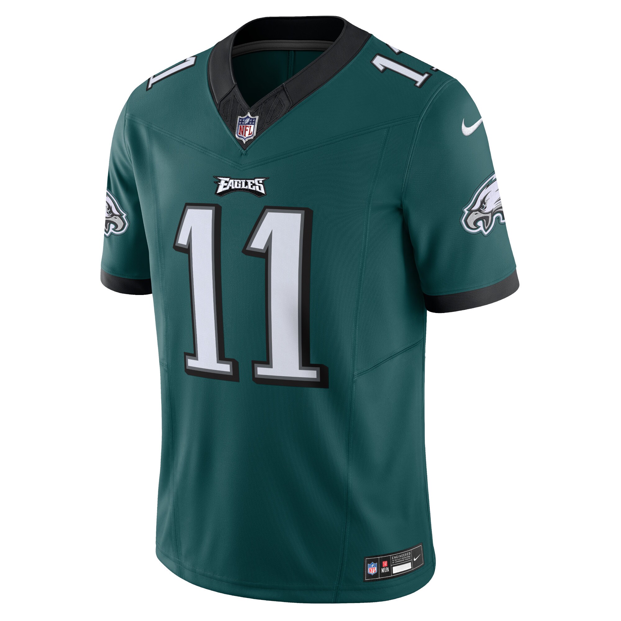 mens nike a.j. brown green philadelphia eagles vapor f.u.s.e. limited jersey | NFL Jerseys & Hats Collection at Eagles Jerseys