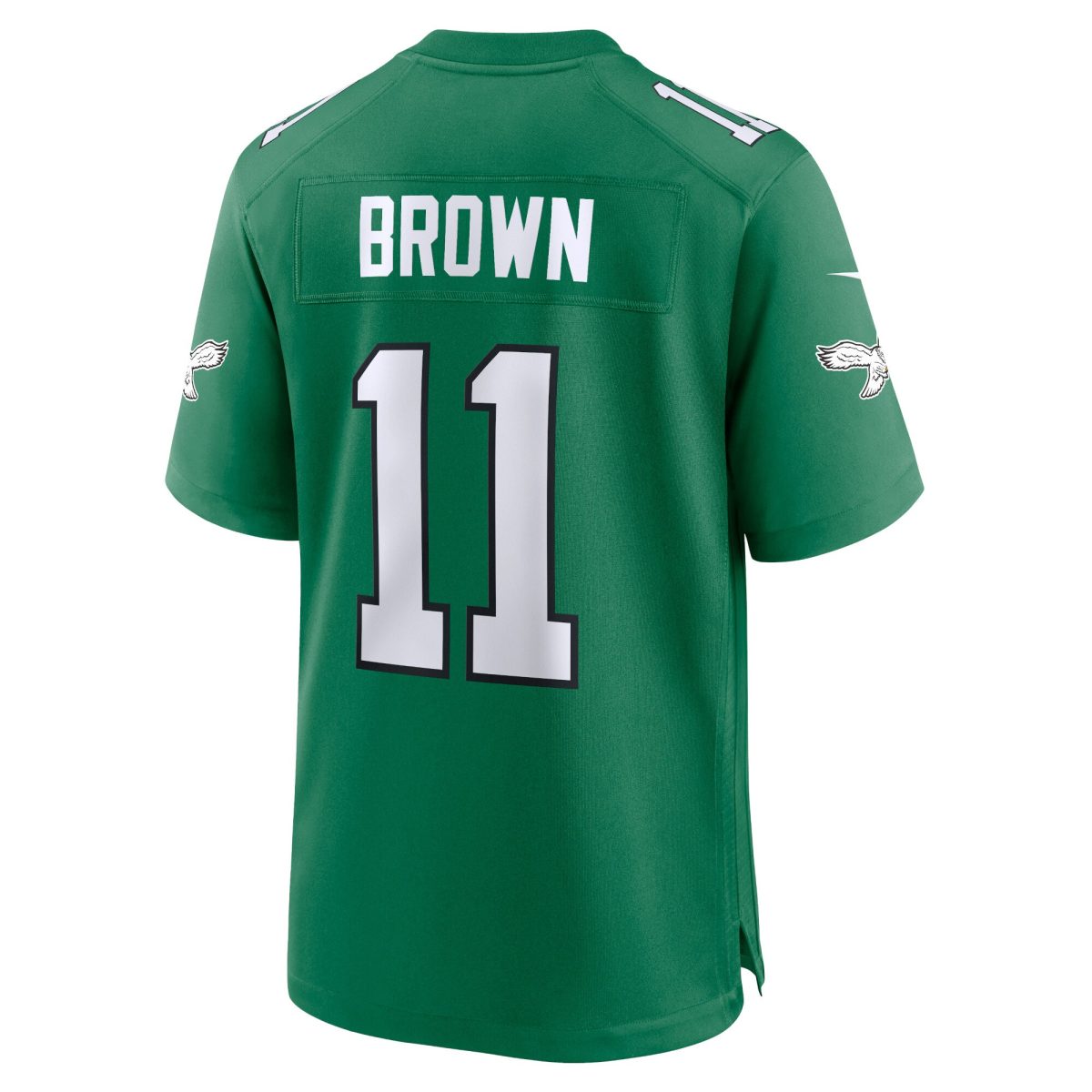 mens nike a.j. brown kelly green philadelphia eagles alternate game player jersey | NFL Jerseys & Hats Collection at Eagles Jerseys