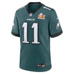 mens nike a.j. brown midnight green philadelphia eagles super bowl lix game player jersey | NFL Jerseys & Hats Collection at Eagles Jerseys