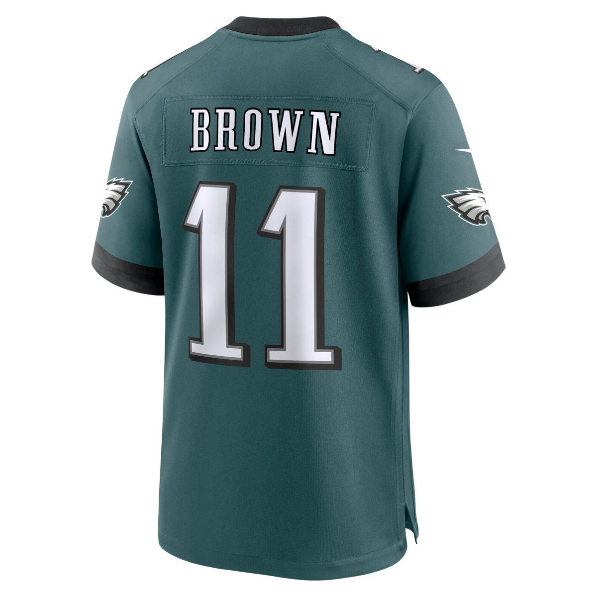mens nike a.j. brown midnight green philadelphia eagles super bowl lix game player jersey | NFL Jerseys & Hats Collection at Eagles Jerseys