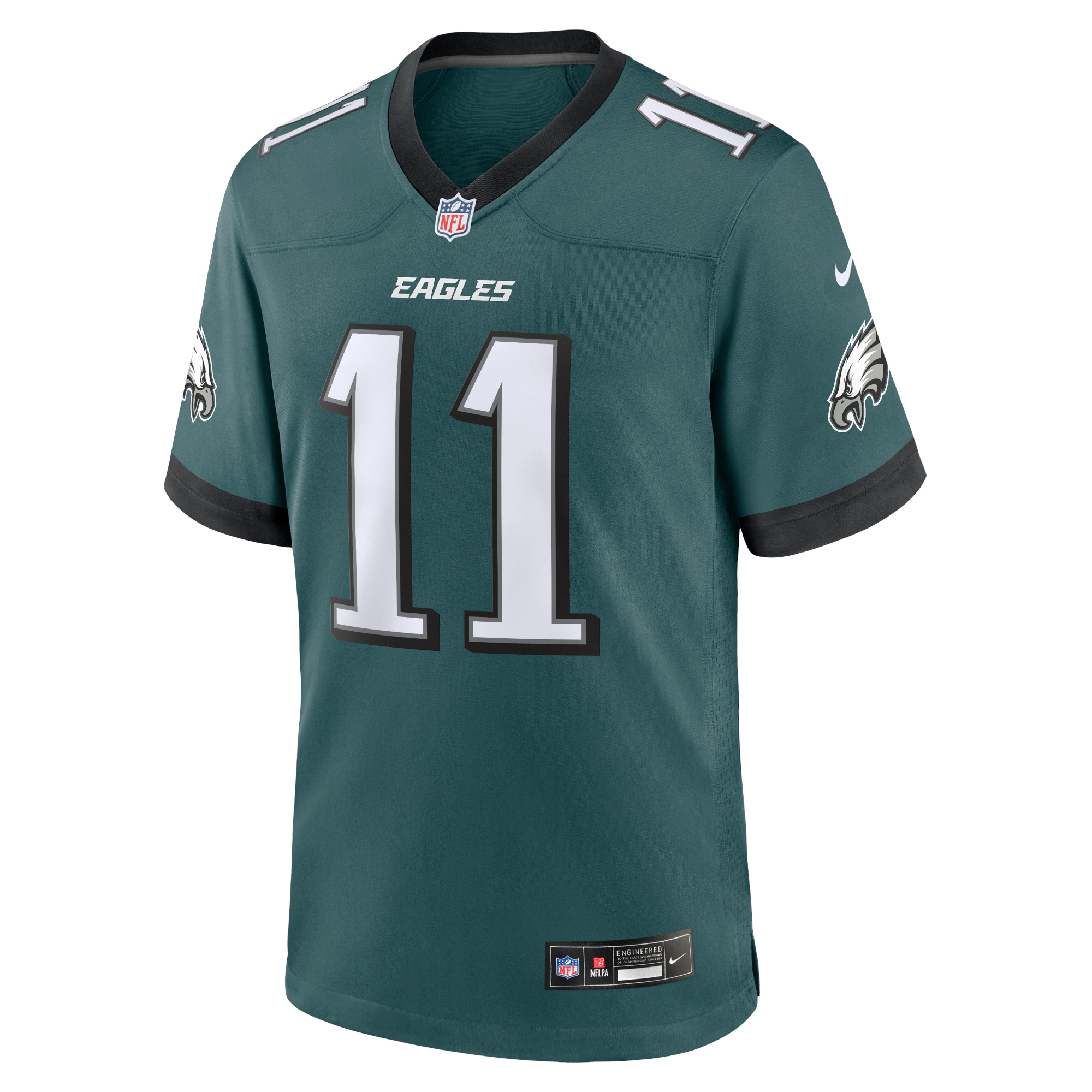 mens nike a.j. brown midnight green philadelphia eagles team game jersey | NFL Jerseys & Hats Collection at Eagles Jerseys