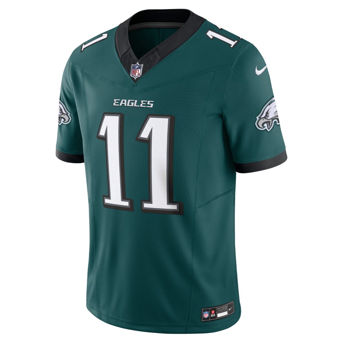 mens nike a.j. brown midnight green philadelphia eagles vapor f.u.s.e. limited jersey | NFL Jerseys & Hats Collection at Eagles Jerseys