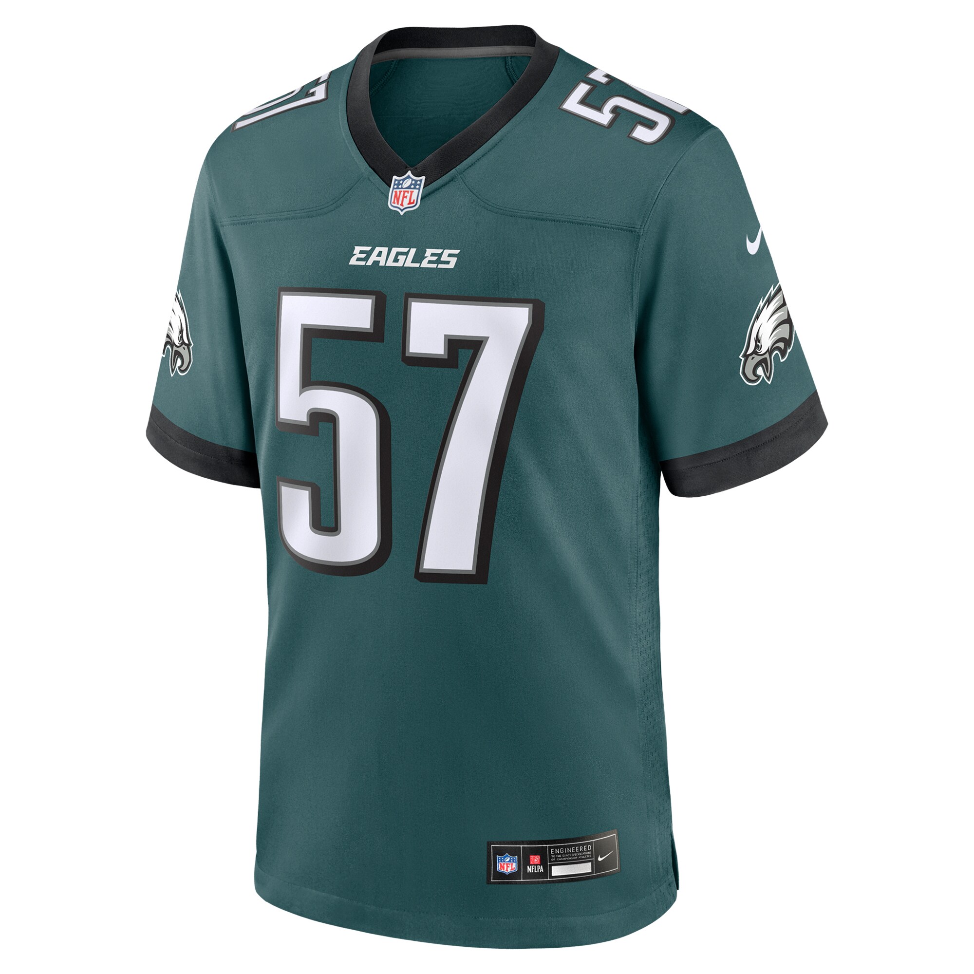 mens nike ben vansumeren midnight green philadelphia eagles team game jersey | NFL Jerseys & Hats Collection at Eagles Jerseys