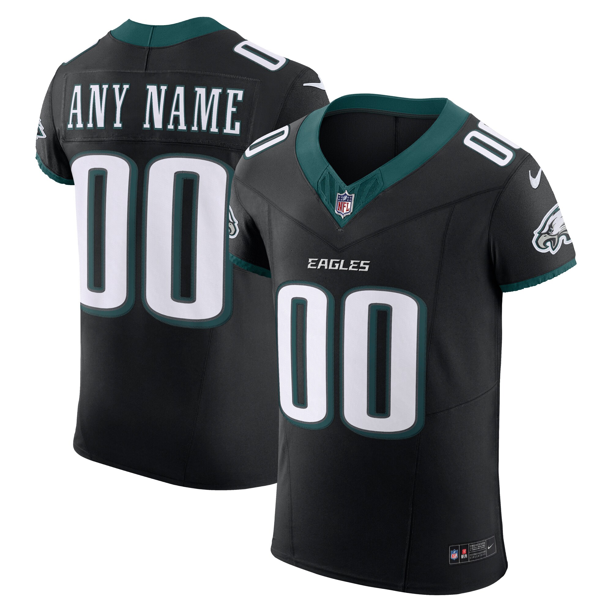 mens nike black philadelphia eagles alternate vapor f.u.s.e. elite custom jersey | NFL Jerseys & Hats Collection at Eagles Jerseys