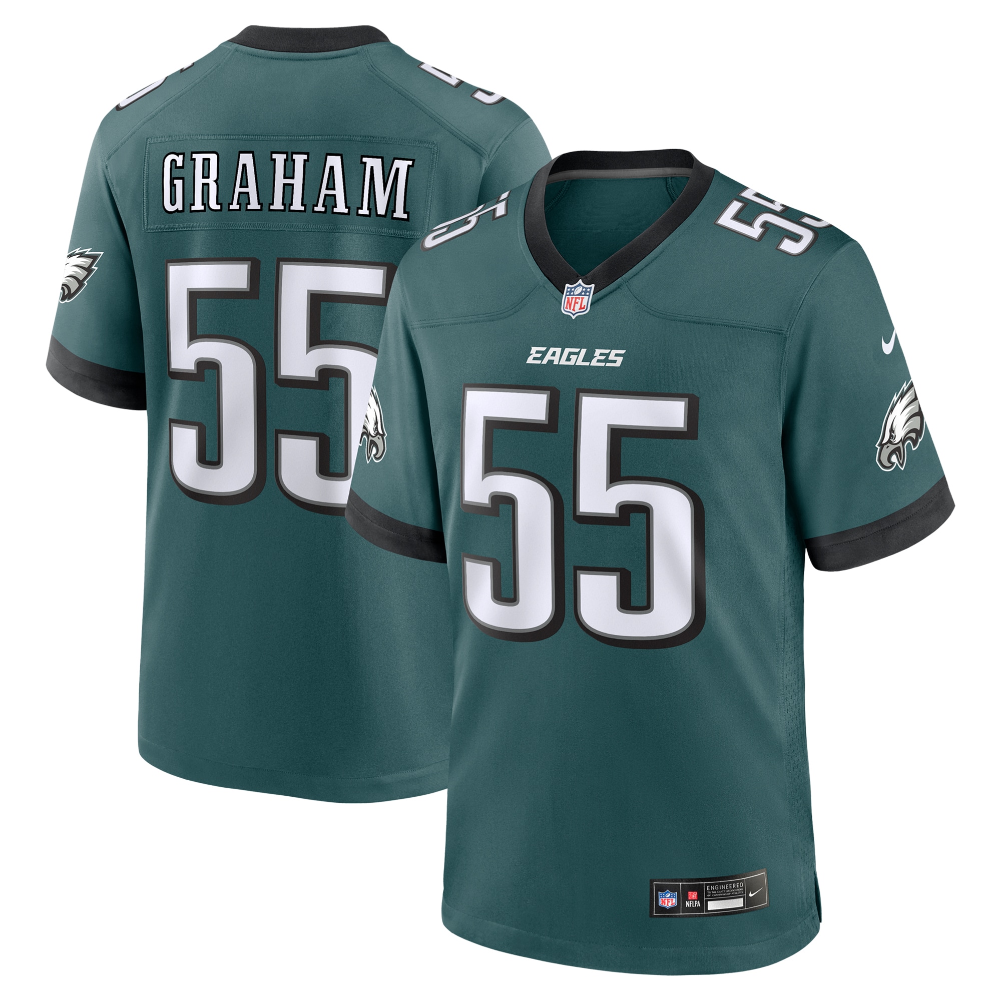 mens nike brandon graham midnight green philadelphia eagles team game jersey | NFL Jerseys & Hats Collection at Eagles Jerseys