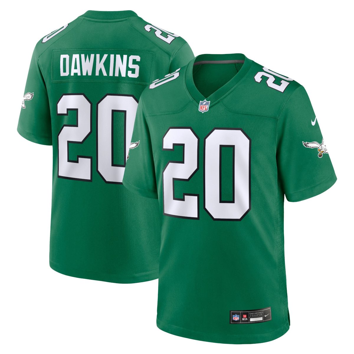 mens nike brian dawkins kelly green philadelphia eagles alternate retired player game jersey | NFL Jerseys & Hats Collection at Eagles Jerseys