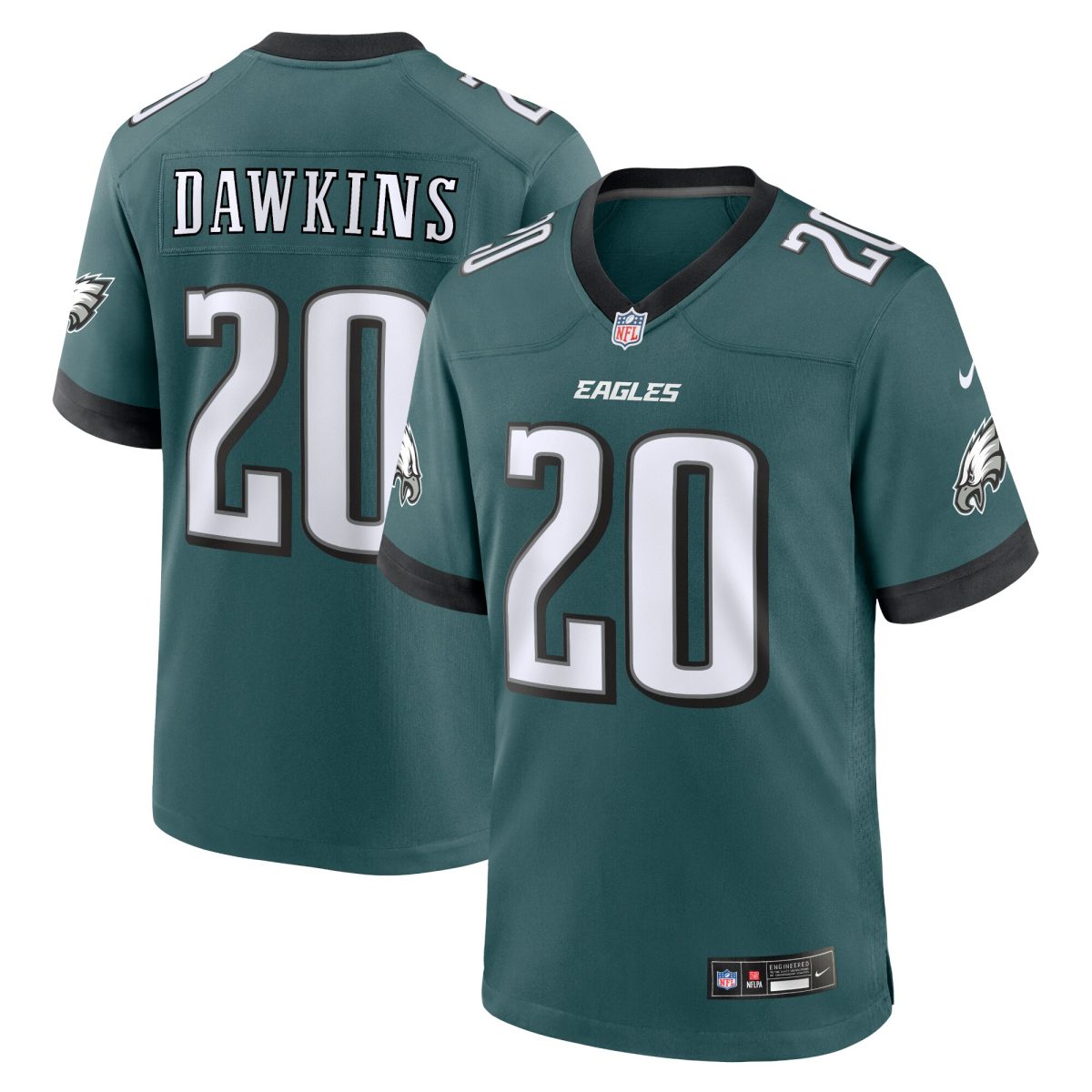 mens nike brian dawkins midnight green philadelphia eagles team game jersey | NFL Jerseys & Hats Collection at Eagles Jerseys