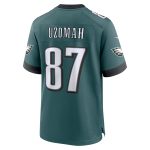 mens nike c.j. uzomah midnight green philadelphia eagles team game jersey | NFL Jerseys & Hats Collection at Eagles Jerseys