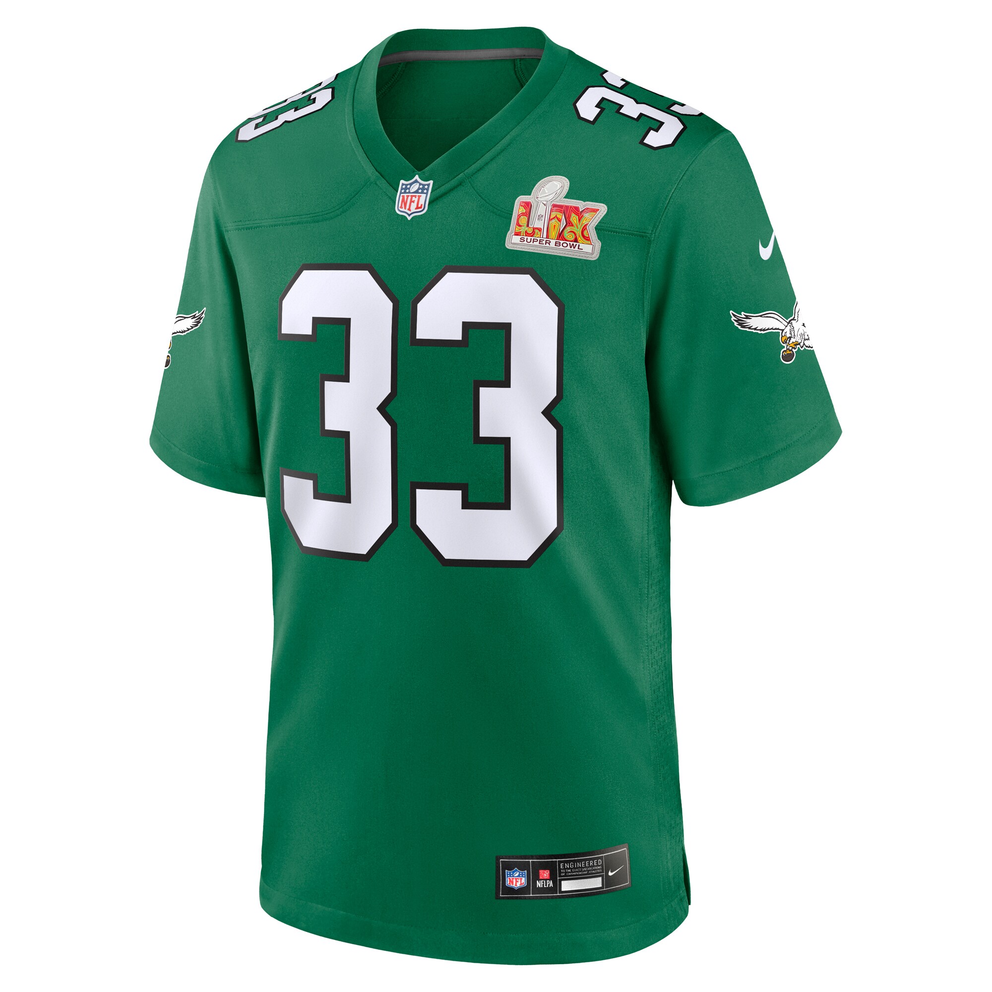 mens nike cooper dejean kelly green philadelphia eagles super bowl lix 2nd alternate game jersey | NFL Jerseys & Hats Collection at Eagles Jerseys