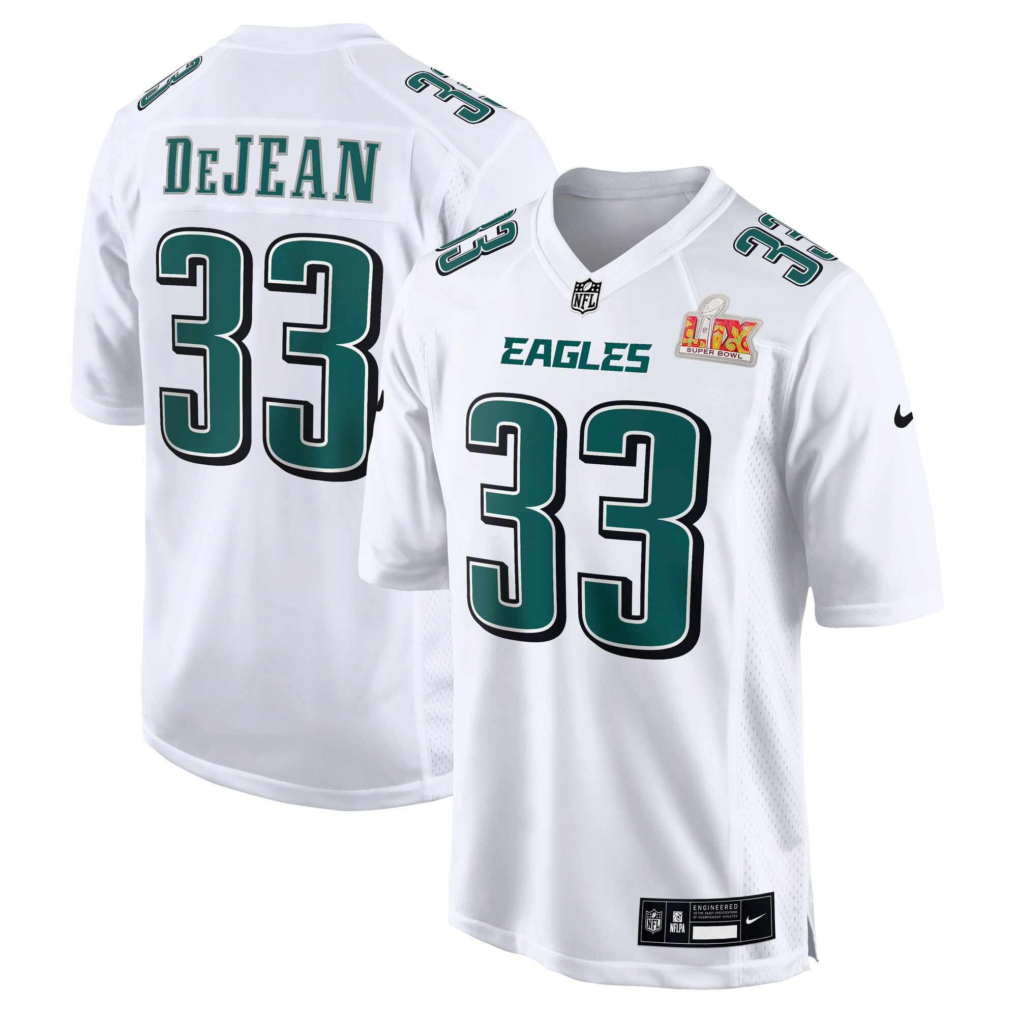 mens nike cooper dejean tundra white philadelphia eagles super bowl lix fashion game jersey | NFL Jerseys & Hats Collection at Eagles Jerseys