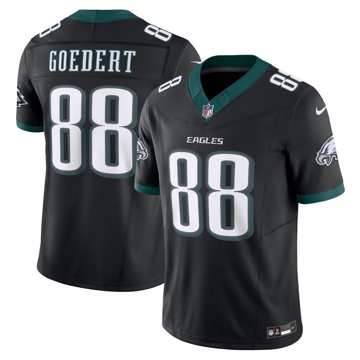 mens nike dallas goedert black philadelphia eagles alternate vapor f.u.s.e. limited jersey | NFL Jerseys & Hats Collection at Eagles Jerseys
