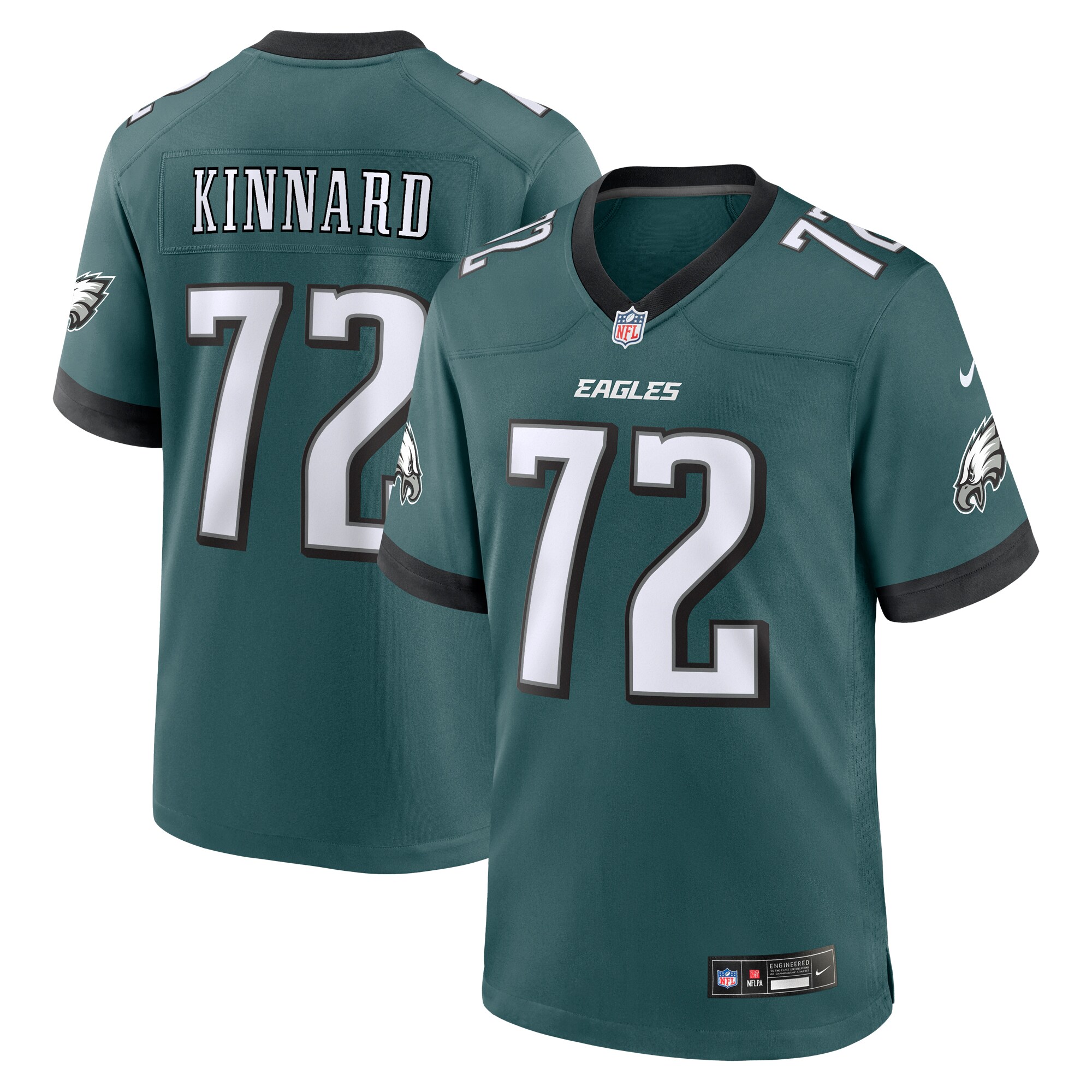 mens nike darian kinnard midnight green philadelphia eagles team game jersey | NFL Jerseys & Hats Collection at Eagles Jerseys
