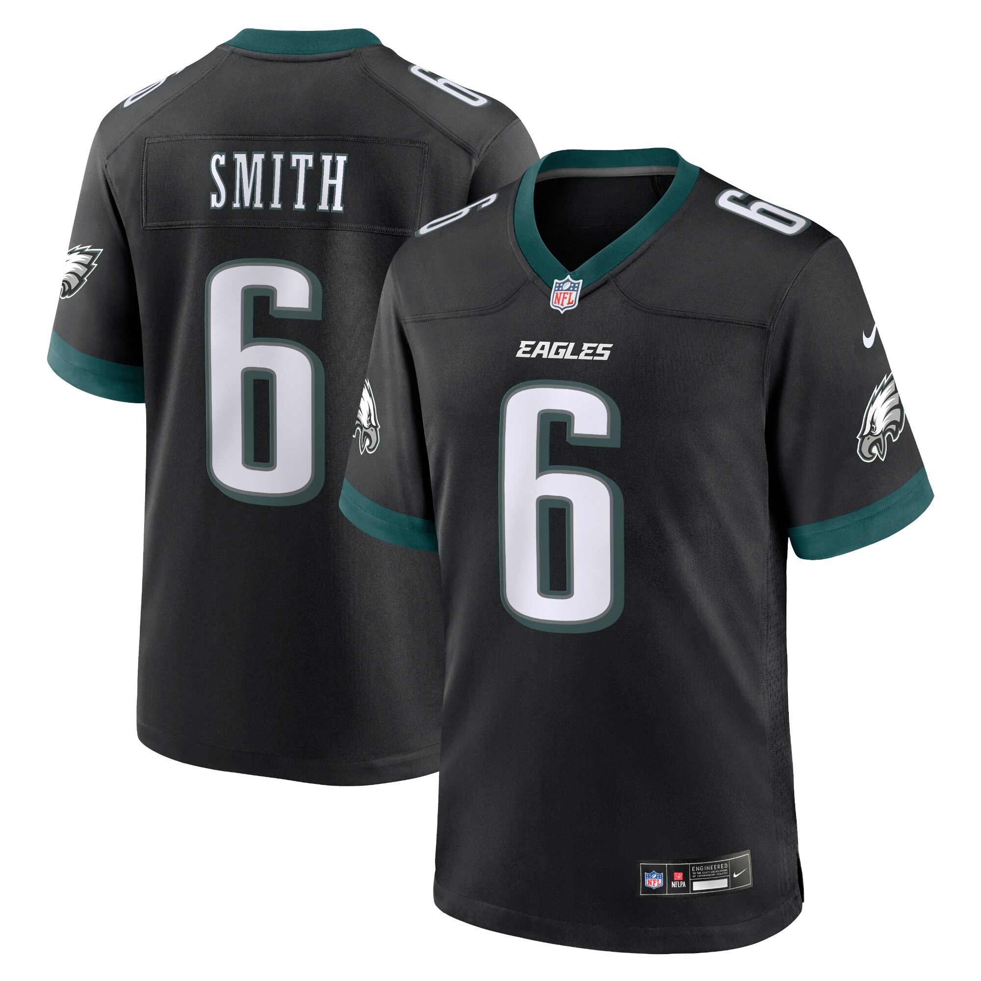 mens nike devonta smith black philadelphia eagles alternate game jersey | NFL Jerseys & Hats Collection at Eagles Jerseys