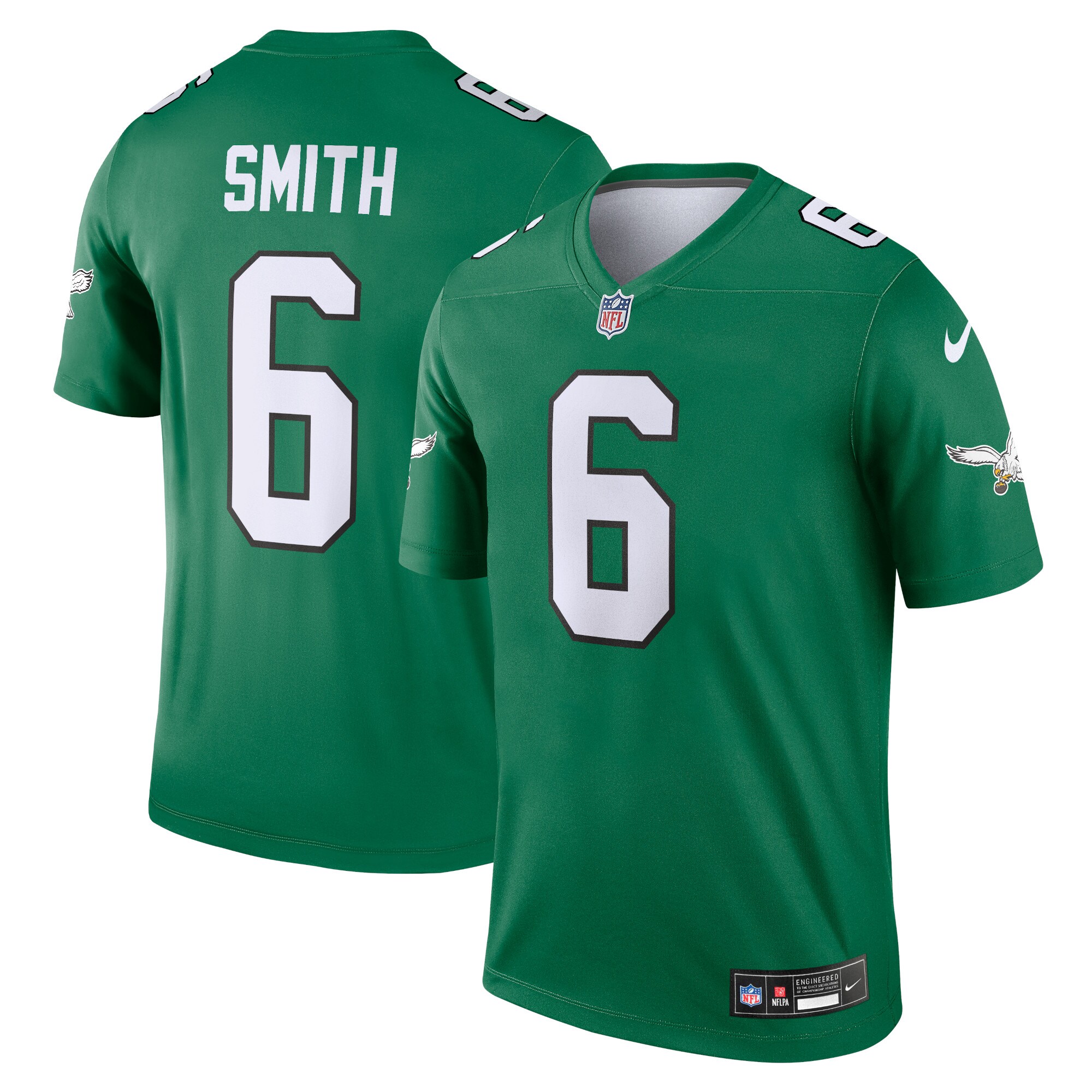 mens nike devonta smith kelly green philadelphia eagles alternate legend player performance top | NFL Jerseys & Hats Collection at Eagles Jerseys