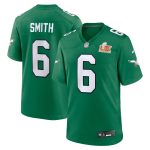 mens nike devonta smith kelly green philadelphia eagles super bowl lix 2nd alternate game jersey | NFL Jerseys & Hats Collection at Eagles Jerseys