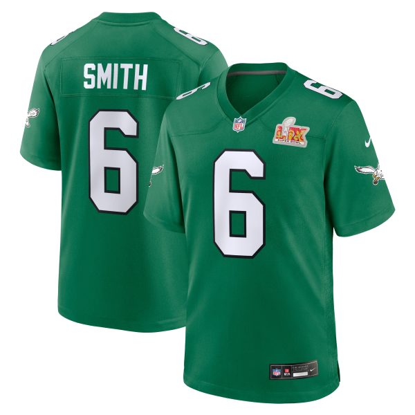 mens nike devonta smith kelly green philadelphia eagles super bowl lix 2nd alternate game jersey | NFL Jerseys & Hats Collection at Eagles Jerseys