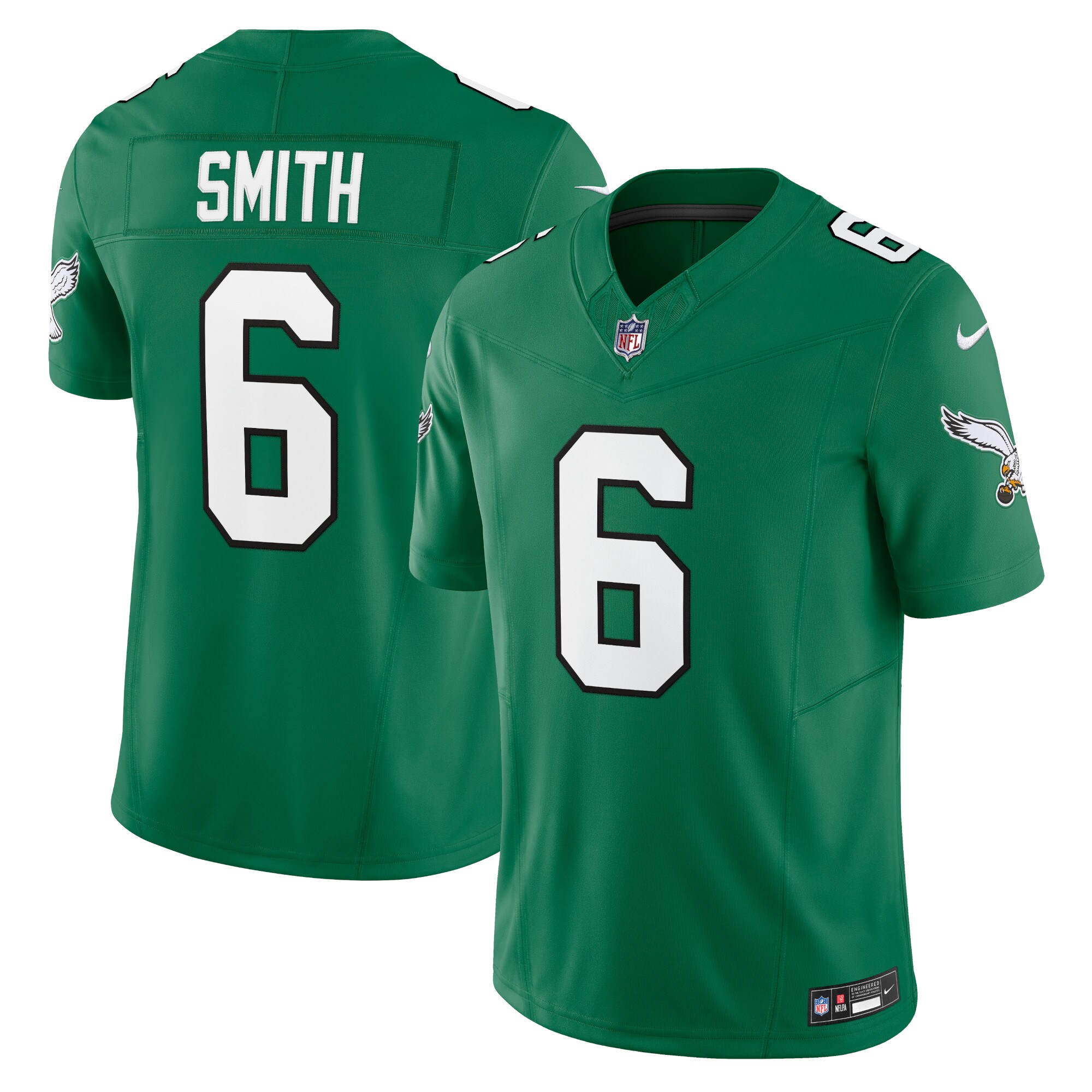 mens nike devonta smith kelly green philadelphia eagles vapor f.u.s.e. limited jersey | NFL Jerseys & Hats Collection at Eagles Jerseys