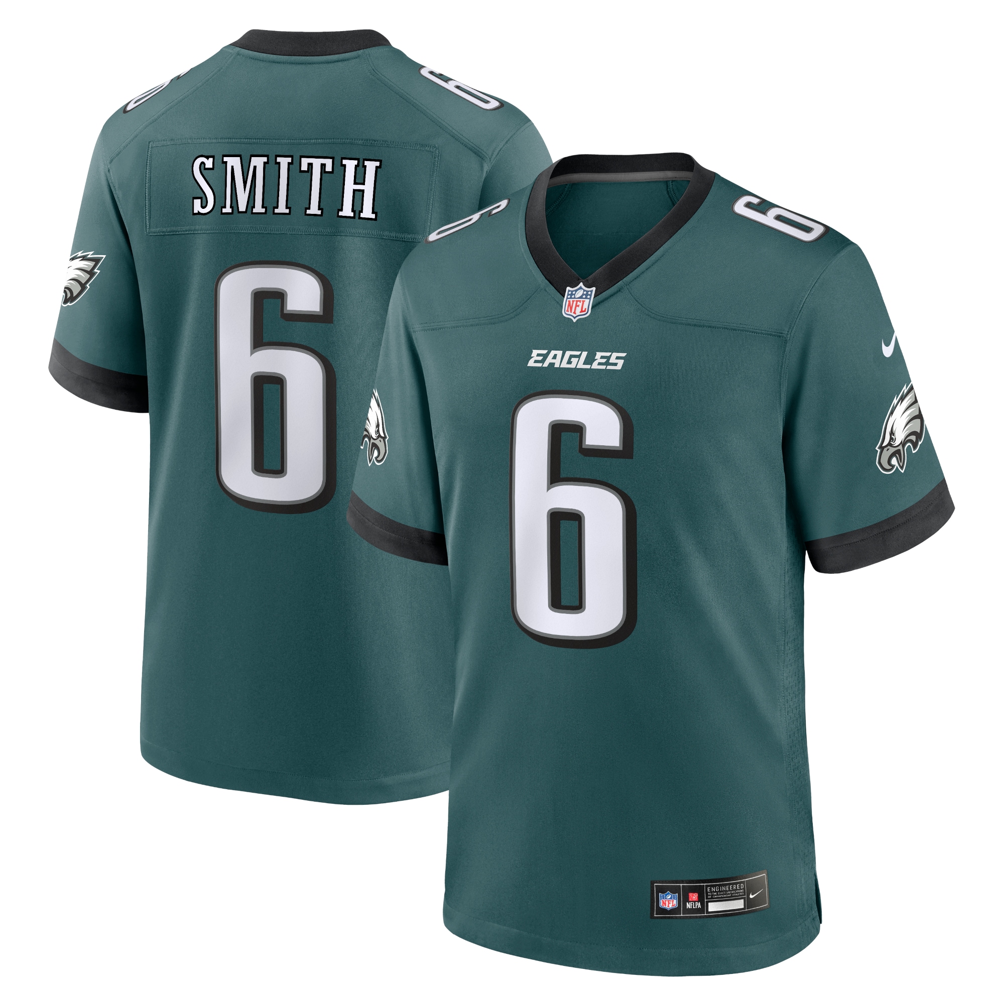 mens nike devonta smith midnight green philadelphia eagles team game jersey | NFL Jerseys & Hats Collection at Eagles Jerseys