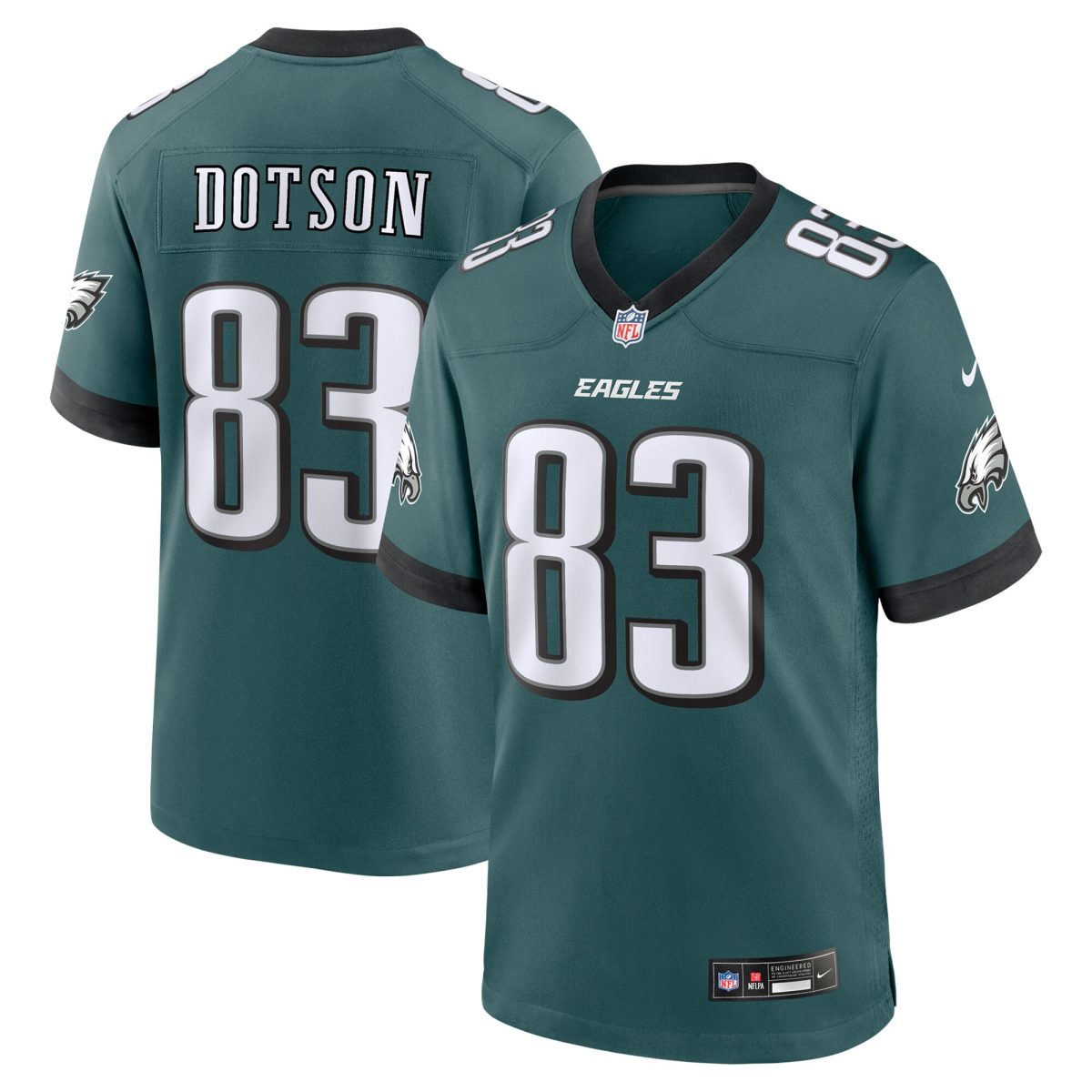 mens nike jahan dotson midnight green philadelphia eagles team game jersey | NFL Jerseys & Hats Collection at Eagles Jerseys