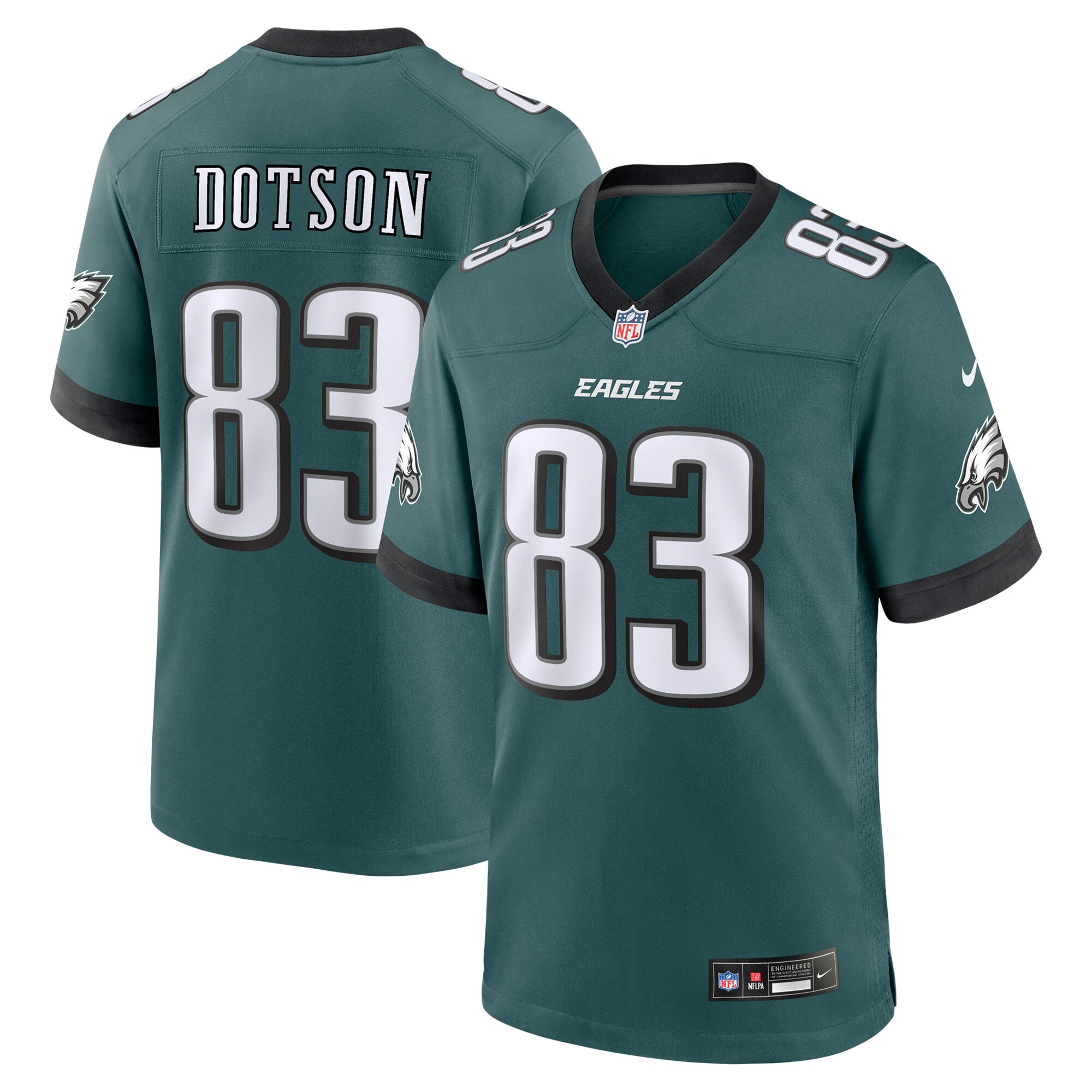 mens nike jahan dotson midnight green philadelphia eagles team game jersey | NFL Jerseys & Hats Collection at Eagles Jerseys