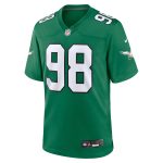 mens nike jalen carter kelly green philadelphia eagles alternate game jersey | NFL Jerseys & Hats Collection at Eagles Jerseys