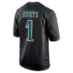 mens nike jalen hurts carbon black philadelphia eagles super bowl lix fashion game player jersey | NFL Jerseys & Hats Collection at Eagles Jerseys
