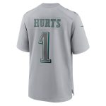 mens nike jalen hurts gray philadelphia eagles super bowl lvii patch atmosphere fashion game jersey | NFL Jerseys & Hats Collection at Eagles Jerseys