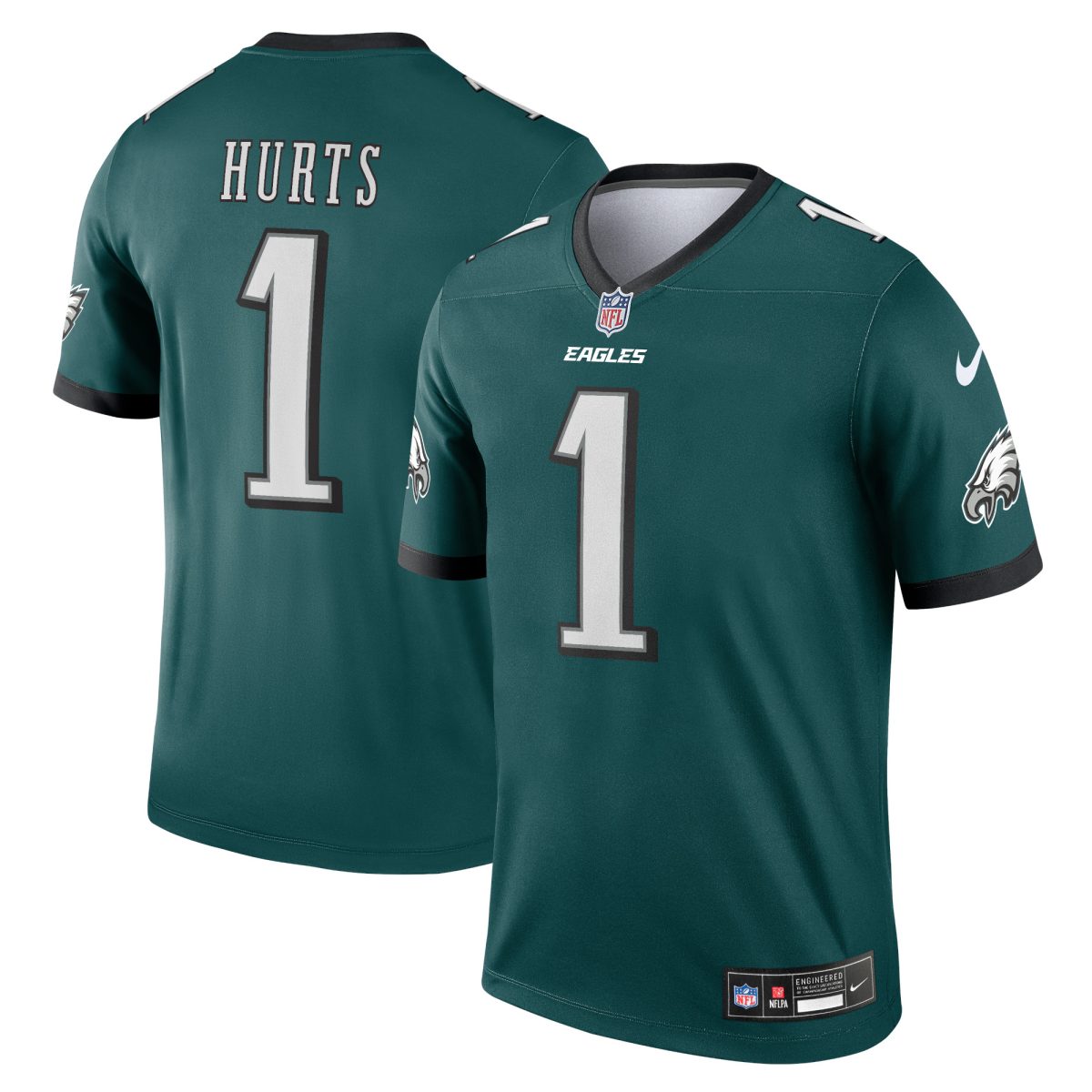 mens nike jalen hurts green philadelphia eagles team legend player performance top | NFL Jerseys & Hats Collection at Eagles Jerseys