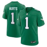 mens nike jalen hurts kelly green philadelphia eagles alternate game player jersey | NFL Jerseys & Hats Collection at Eagles Jerseys