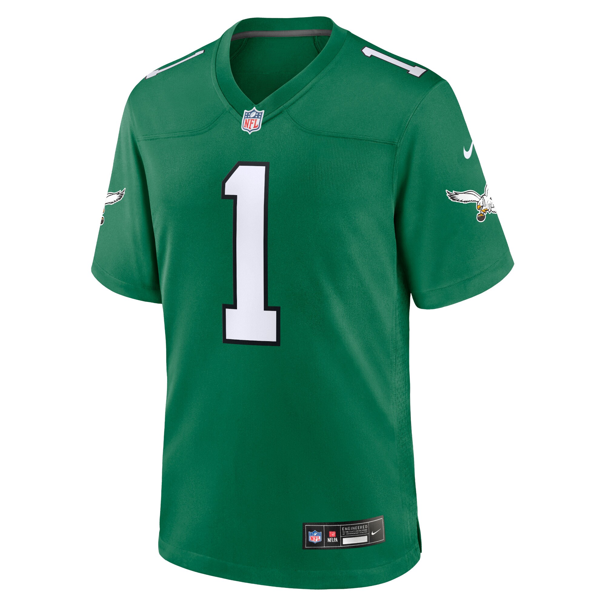 mens nike jalen hurts kelly green philadelphia eagles alternate game player jersey | NFL Jerseys & Hats Collection at Eagles Jerseys