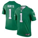 mens nike jalen hurts kelly green philadelphia eagles alternate legend player performance top | NFL Jerseys & Hats Collection at Eagles Jerseys