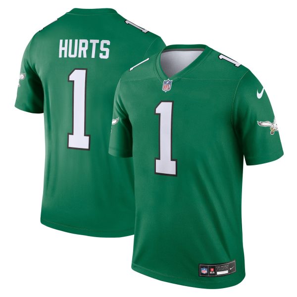 mens nike jalen hurts kelly green philadelphia eagles alternate legend player performance top | NFL Jerseys & Hats Collection at Eagles Jerseys